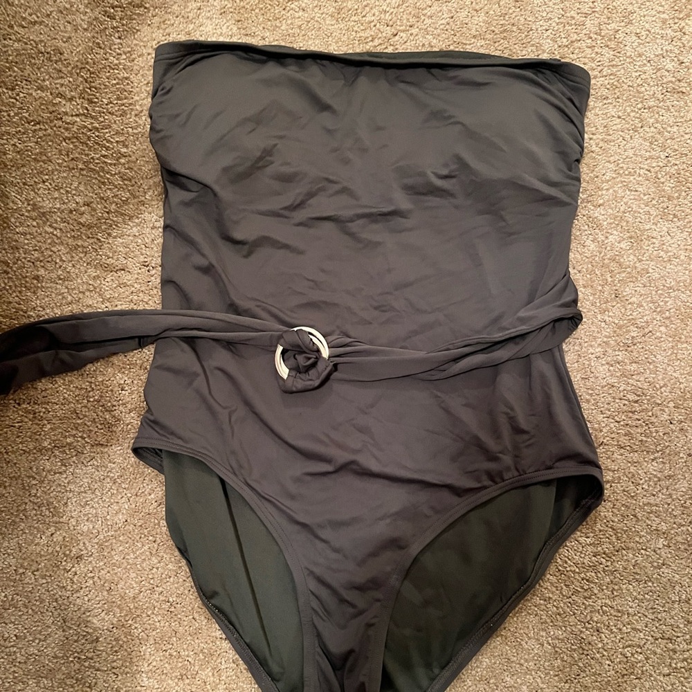 Vince camuto strapless one piece